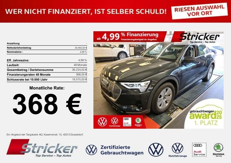 Audi e-tron 42.686 km 30.949 &euro; Horn-Bad Meinberg 32805
