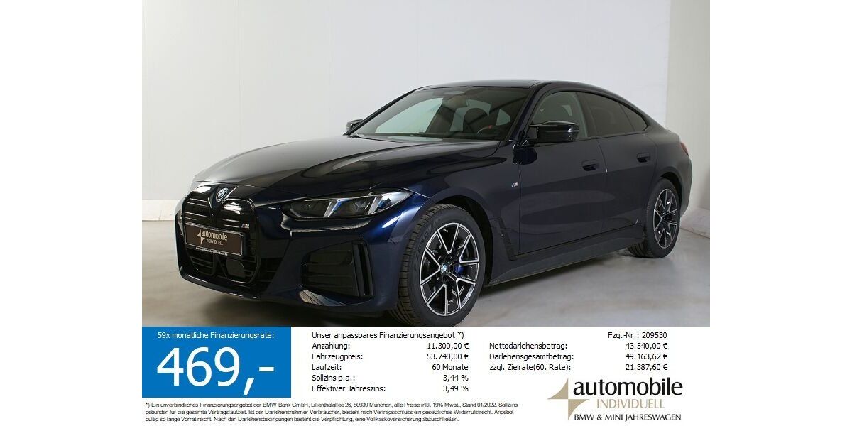 BMW i4 19.300 km 52.439 &euro; Paderborn 33100
