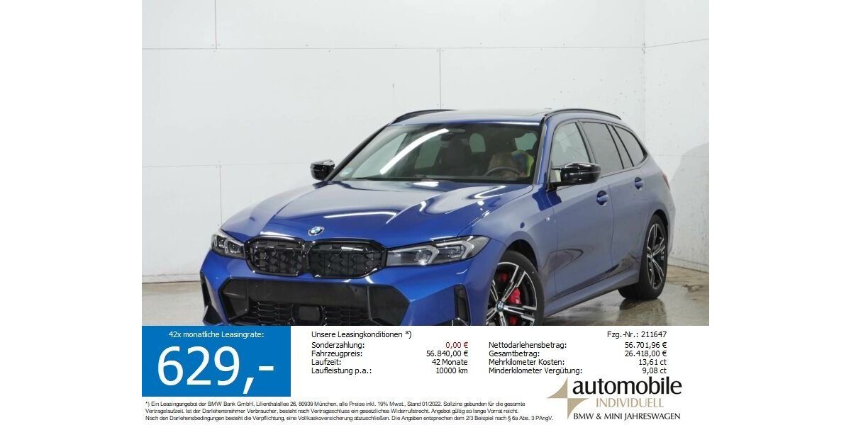 BMW M340d 24.200 km 56.730 &euro; Paderborn 33100