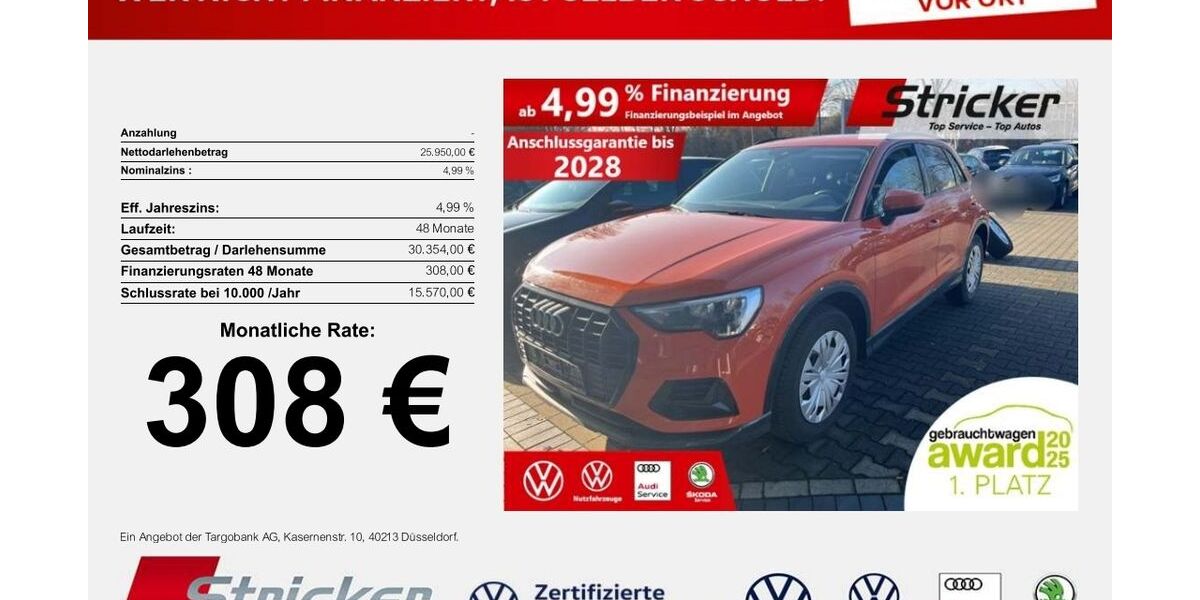Audi Q3 42.261 km 25.939 &euro; Horn-Bad Meinberg 32805
