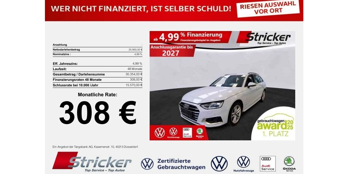 Audi A4 68.448 km 25.949 &euro; Detmold 32760