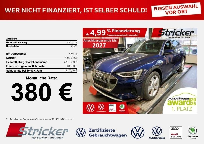 Audi e-tron 39.777 km 31.949 &euro; Detmold 32760