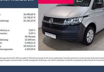 VW T6 Transporter 57.000 km 36.980 &euro; Rietberg 33397