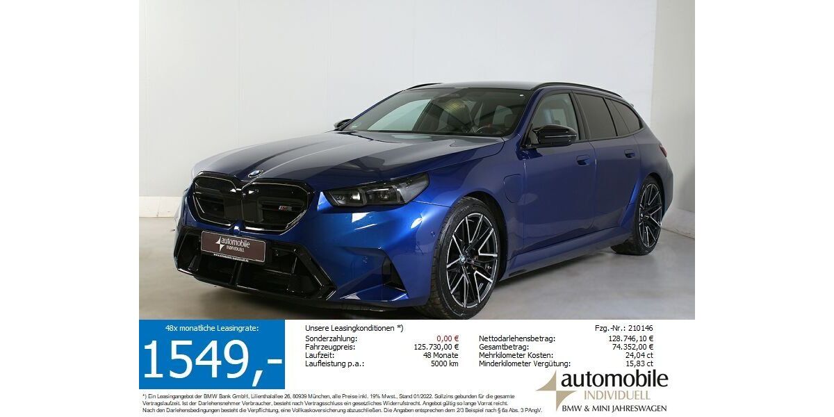 BMW M5 14.500 km 124.740 &euro; Paderborn 33100