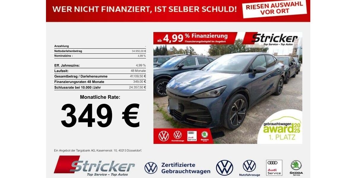 Cupra Tavascan 20.607 km 34.949 &euro; Horn-Bad Meinberg 32805