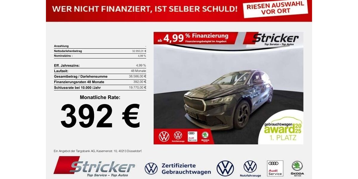 Skoda Enyaq 45.832 km 32.949 &euro; Horn-Bad Meinberg 32805