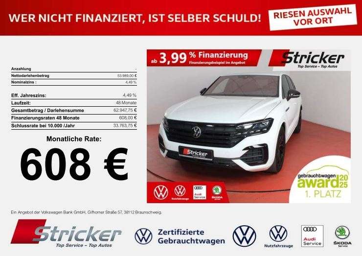 VW Touareg 44.442 km 53.989 &euro; Horn-Bad Meinberg 32805