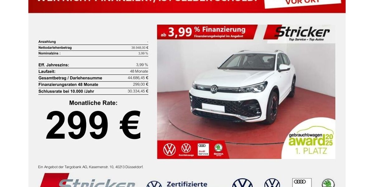 VW Tiguan 7.100 km 38.943 &euro; Horn-Bad Meinberg 32805