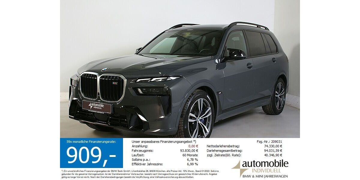 BMW X7 M60 26.300 km 91.440 &euro; Paderborn 33100