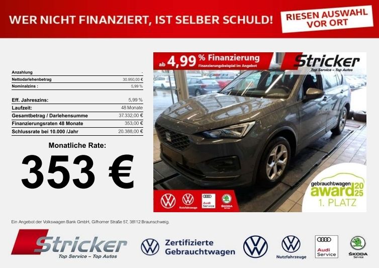 Seat Tarraco 56.779 km 30.949 &euro; Horn-Bad Meinberg 32805