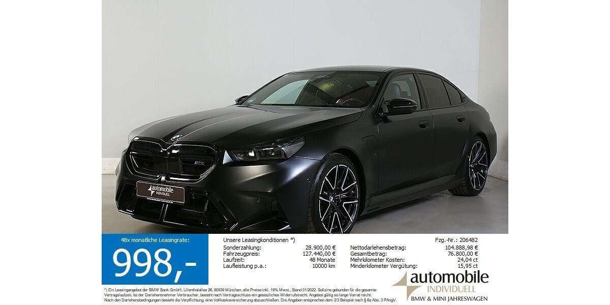 BMW M5 16.000 km 125.640 &euro; Paderborn 33100