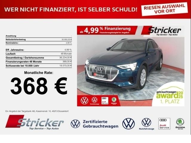 Audi e-tron 57.349 km 30.449 &euro; Detmold 32760