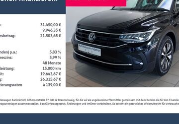 VW Tiguan 22.500 km 31.450 &euro; Rietberg 33397