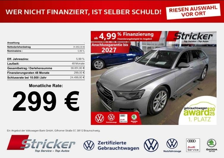 Audi A6 30.634 km 31.949 &euro; Horn-Bad Meinberg 32805