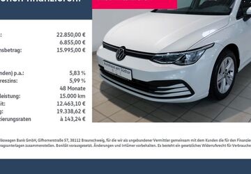 VW Golf 40.685 km 22.850 &euro; Rietberg 33397