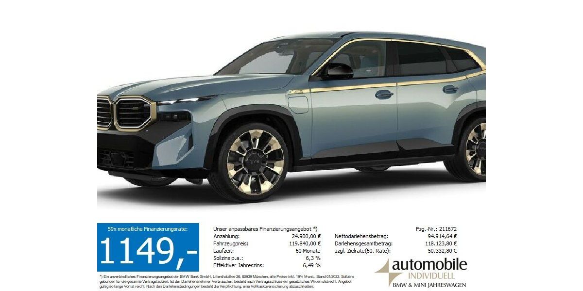 BMW XM 20.300 km 116.950 &euro; Paderborn 33100