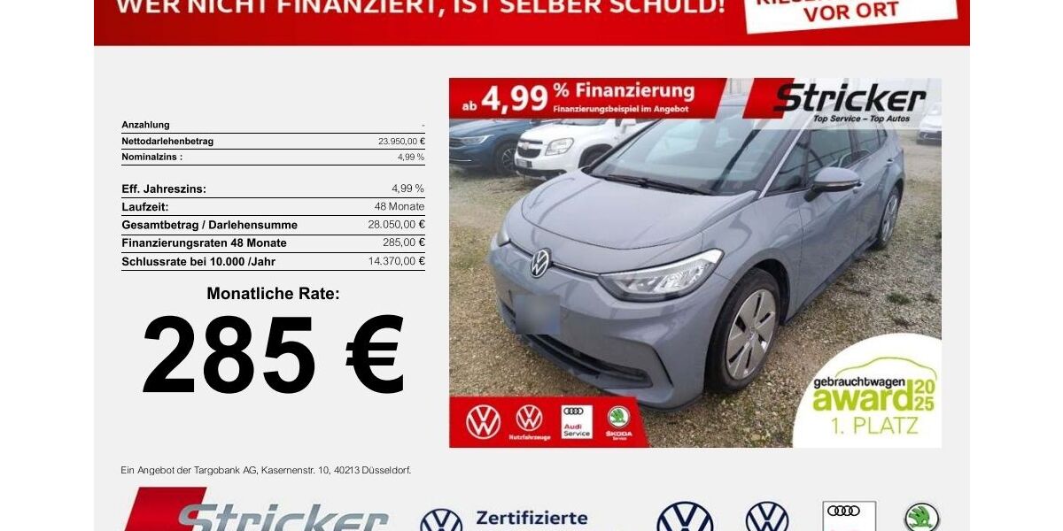 VW ID.3 22.875 km 23.939 &euro; Horn-Bad Meinberg 32805