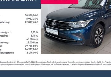 VW Tiguan 31.000 km 30.980 &euro; Rietberg 33397