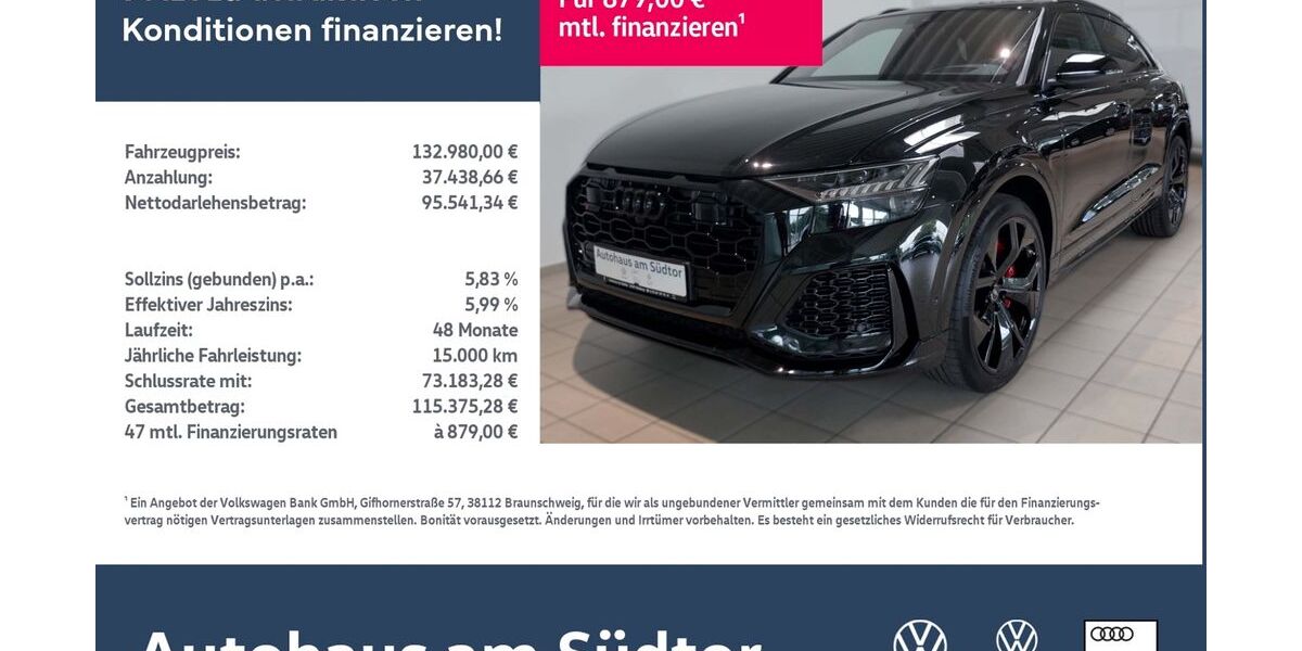 Audi RSQ8 17.500 km 132.980 &euro; Rietberg 33397