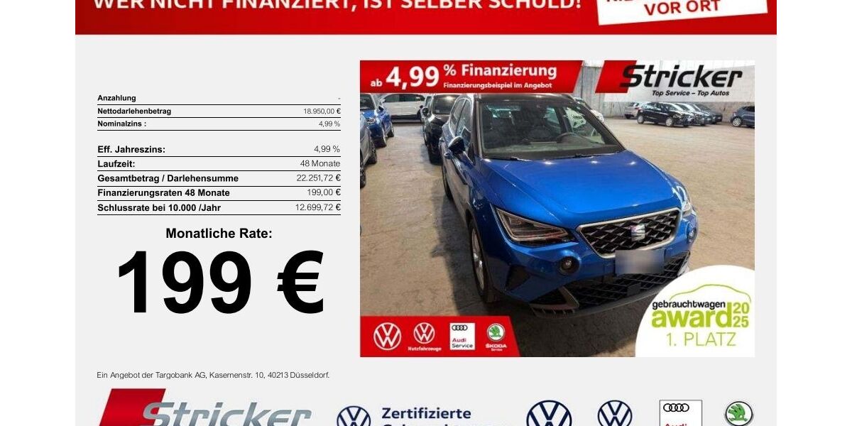 Seat Arona 14.912 km 18.938 &euro; Horn-Bad Meinberg 32805