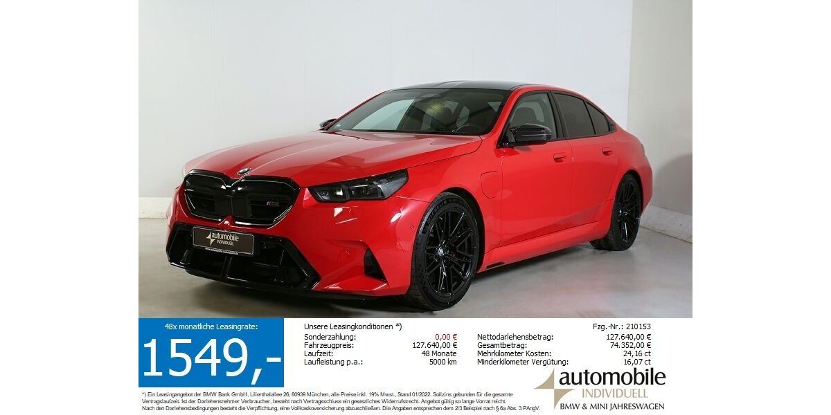 BMW M5 18.300 km 121.740 &euro; Paderborn 33100