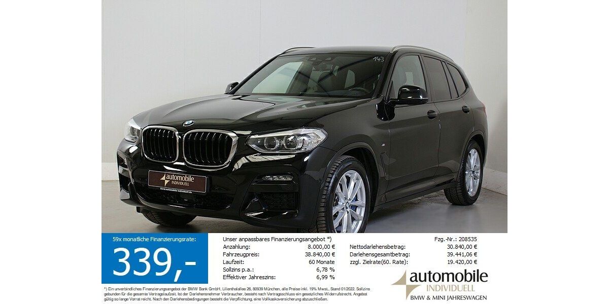 BMW X3 49.900 km 38.240 &euro; Paderborn 33100