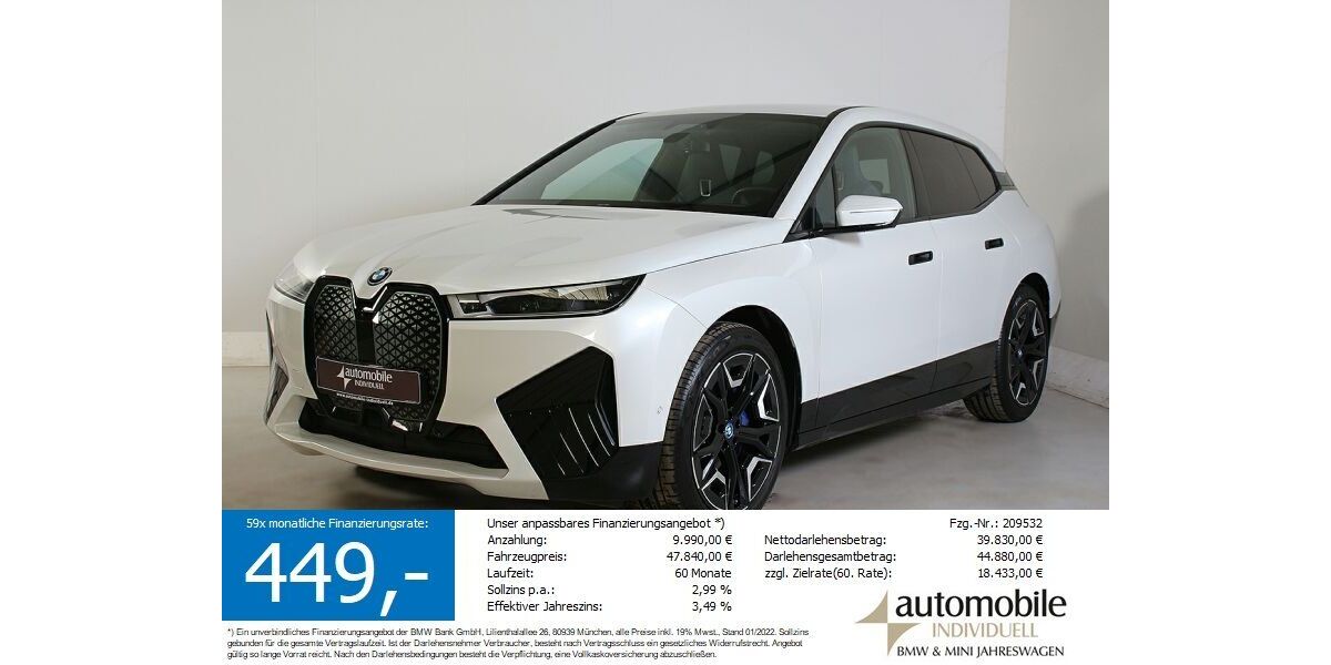 BMW iX 13.900 km 46.390 &euro; Paderborn 33100