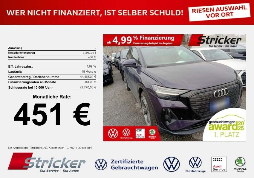 Audi Q4 e-tron 22.943 km 37.949 &euro; Horn-Bad Meinberg 32805