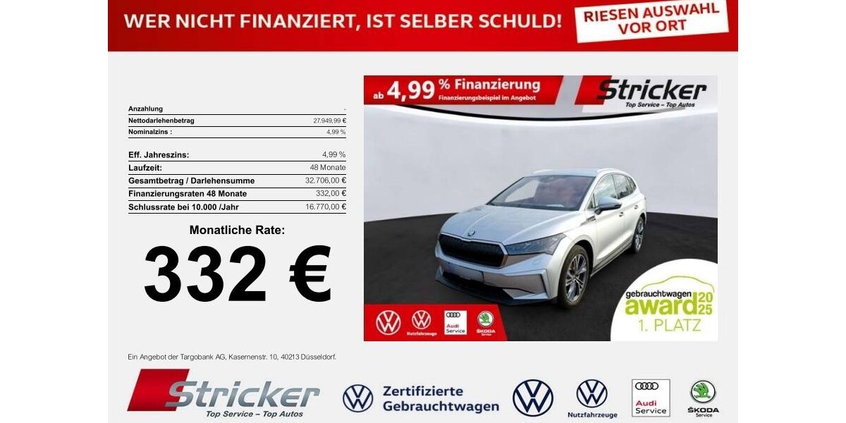 Skoda Enyaq 17.716 km 27.949 &euro; Horn-Bad Meinberg 32805