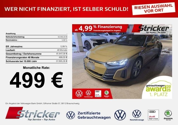 Audi e-tron GT 20.584 km 50.949 &euro; Horn-Bad Meinberg 32805
