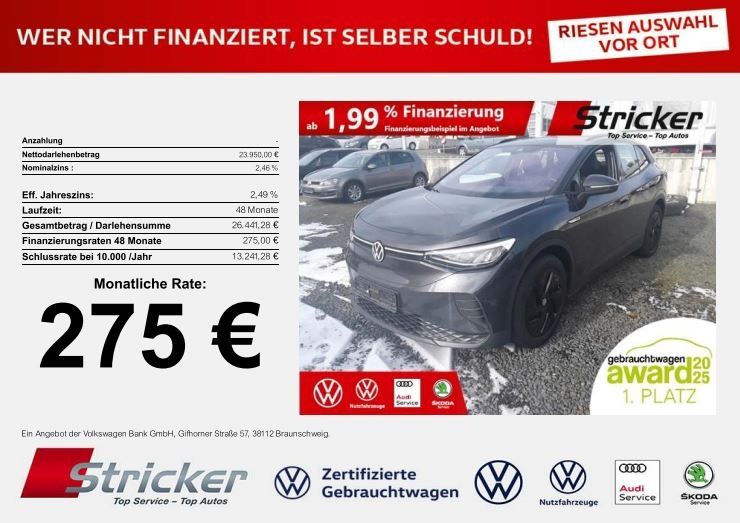 VW ID.4 71.155 km 23.949 &euro; Detmold 32760