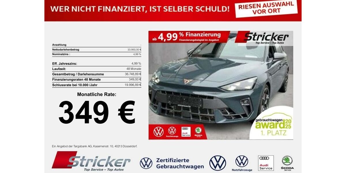 Cupra Leon 18.518 km 33.949 &euro; Horn-Bad Meinberg 32805