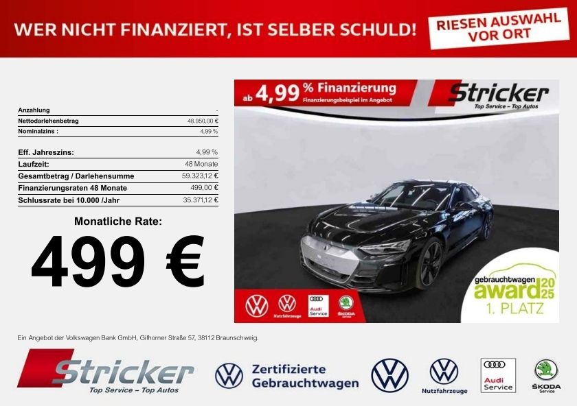 Audi e-tron GT 24.495 km 48.949 &euro; Horn-Bad Meinberg 32805